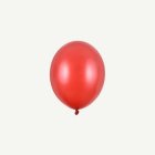 Små Ballonger Metallic Poppy Red