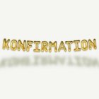 Konfirmation Ballonggirlang Guld