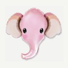 Elefant Folieballong Ljusrosa