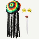 Rasta Dreadlocks Maskeraddräkt