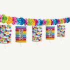 Rainbow Birthday Lyktor Girlang