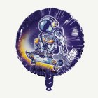 Astronaut Skater Rund Folieballong