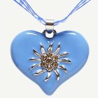 Blå Edelweiss halsband