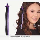 Häxhatt Hårklämma Lila/Svart