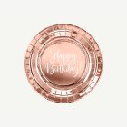 Tallrikar Happy Birthday Roséguld