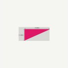 Trekant Draperi Fuchsia