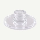 Rund Glas Ljusstake Transparent