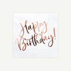 Happy Birthday Servetter Roséguld