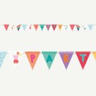Greta Gris® Party Vimpelgirlang