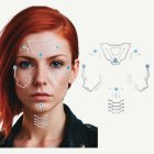 Cyborg Falska Tatueringar