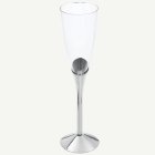 Flöjt Snett Champagneglas Silver