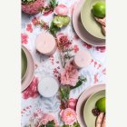 Floral Rose Girlang Rosa