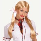 Skolflicka Peruk Blond
