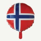 Rund Norge Folieballong