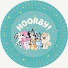 Bluey® Hooray papperstallrikar
