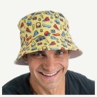 Bucket Hat 90-tal Gul