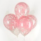 Konfettiballonger Ljusrosa