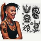 Punk Falska Tatueringar
