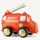 Brandbil Happy Birthday Folieballong