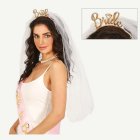 Bride Brudslöja Hårband Guld