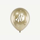 40 År Ballonger Guld