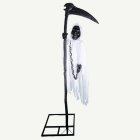 Rörlig Grim Reaper Med Ljud & Ljus Vit