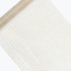 Randig Organza Tygrulle Vit/Guld
