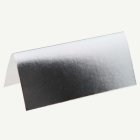 Bordkort Metallic Silver