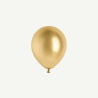Krom Mini Latexballonger Guld