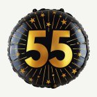 55 År Golden Celebrations Folieballong
