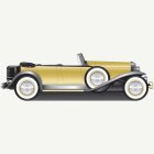 20-tal Roadster Gangsterbil Dekoration