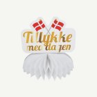Tillykke Med Dagen Honeycomb Dekoration