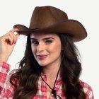 Rodeo Cowboyhatt Brun