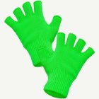 Fingerlösa Handskar Neongrön