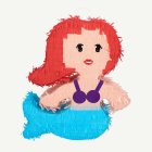 Sjöjungfru Piñata Blå