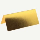 Bordkort Metallic Guld