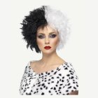 Cruella De Vil Peruk Svart/Vit
