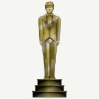 Hollywood Statyett Dekoration