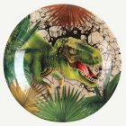 T-Rex Dinosaurie Papptallrikar