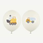 Byggarbetsplats Latexballonger Vit