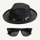 Blues Hatt & Solglasögon