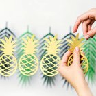 Ananas Girlang Guld