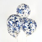 Konfettiballonger Metallisk Blå