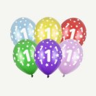 1 År Ballonger Färgmix