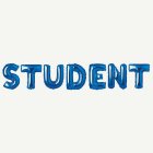 Student Folieballonger Blå