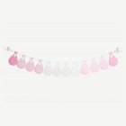 Stork Babyshower Girlang Ljusrosa