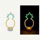 Neon Ananas Lampa