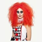 Lång Clownperuk Röd