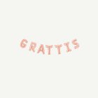 Grattis Folieballong Roséguld