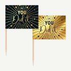 You Did It Golden Celebrations Tårtpinnar